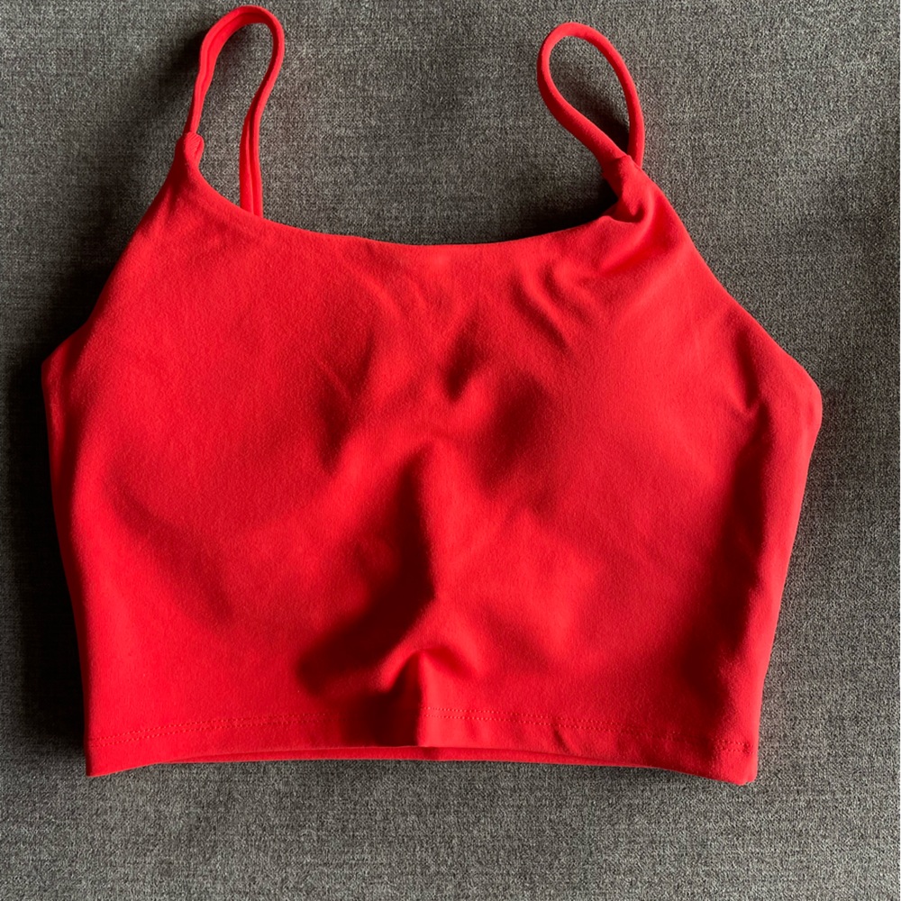 Cropped workout tank